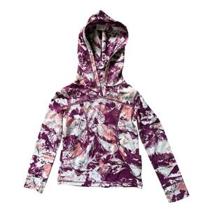 Reel Legends Freeline Kids Large 6 Purple Mountain Print Performance Hoodie